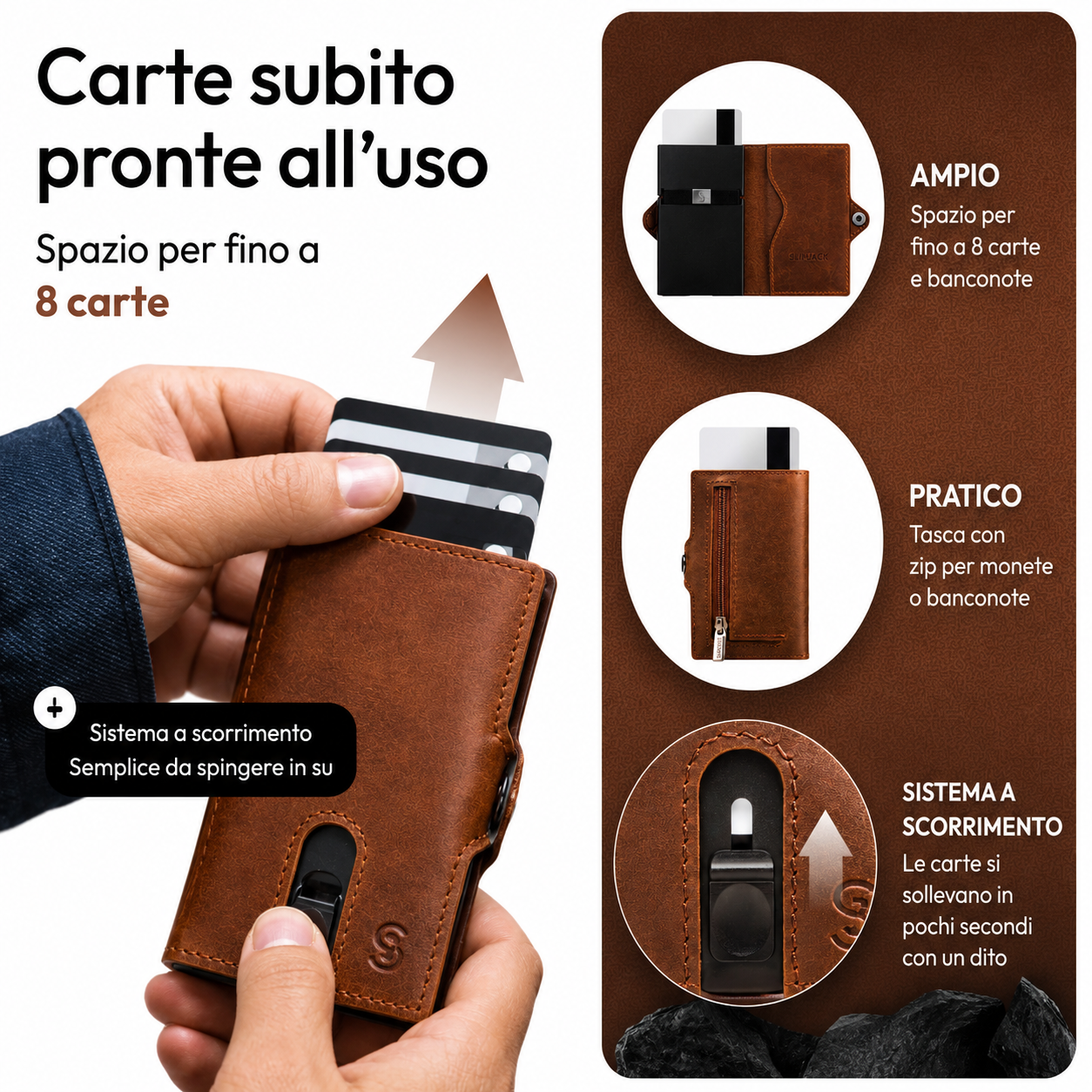 #stile_Pelle marrone chiaro