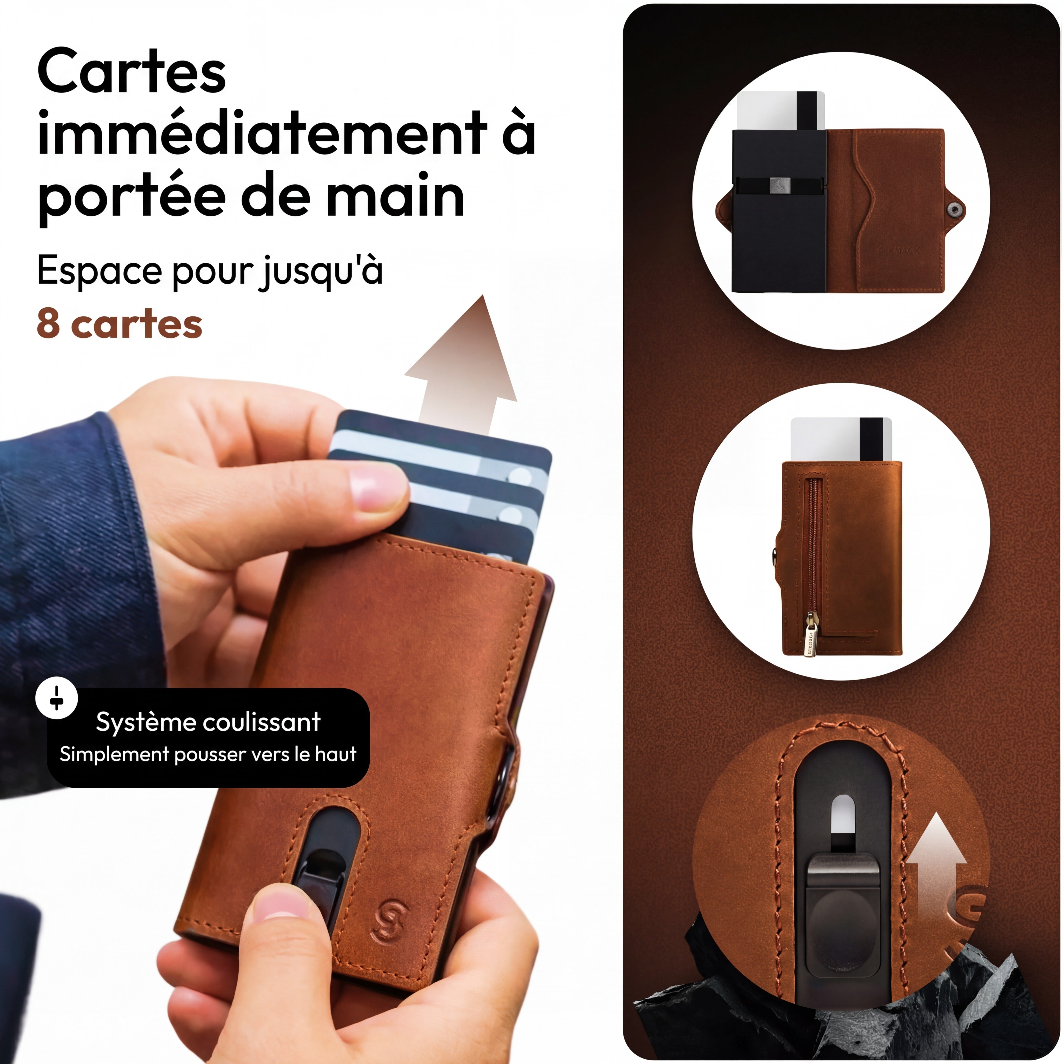 #style_Cuir véritable marron clair