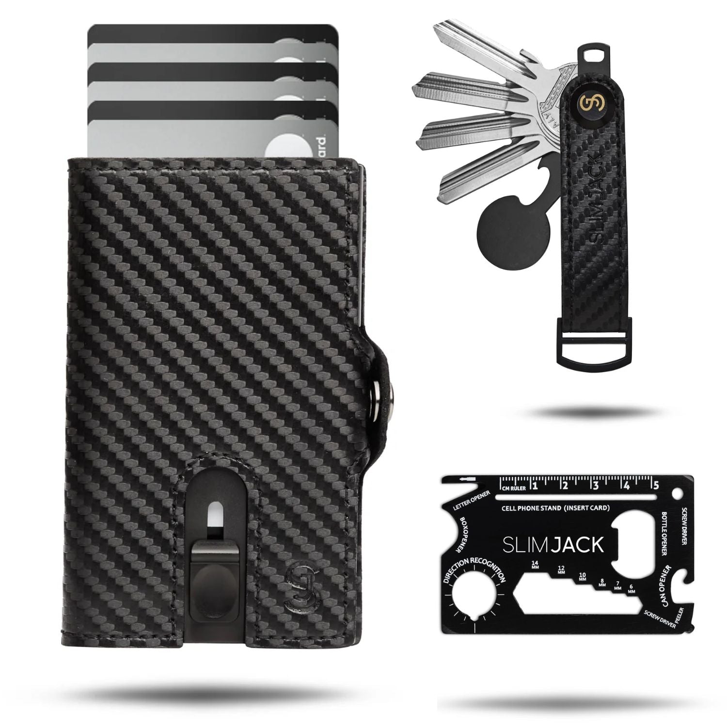 Bundle: SLIMJACK® Wallet + Keyholder + Multitool